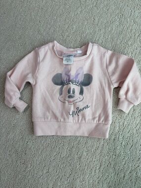 Minnie Mouse Pink Girls' Sweatshirt - Disney